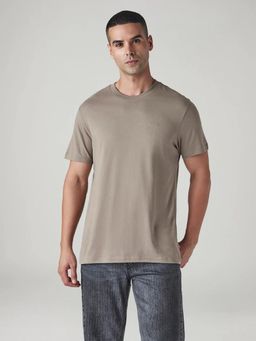 Levi's - Mens Taupe Solid T-Shirt