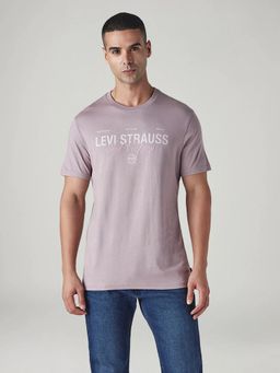Levi's - Mens Mauve Typography T-Shirt
