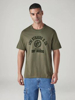 Levi's - Mens Olive Typography T-Shirt