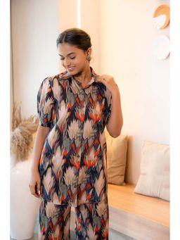 GulaboSitabo - Buttoned-Down Printed Cotton Shirt