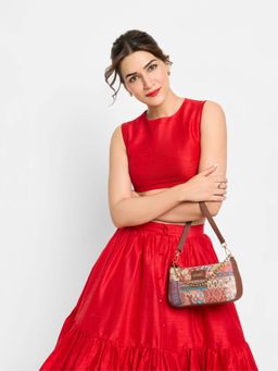 Zouk - Kutch Gamthi Baguette Bag Multicolor