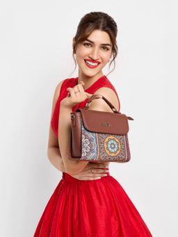 Zouk - Multicolor Mandala Print Statement Sling Bag