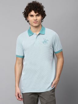 Beverly Hills Polo Club - Gravel Road Printed Polo Green