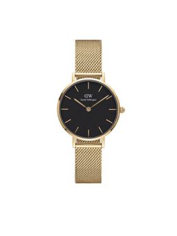 Daniel Wellington - Petite Evergold Black Dial Watch For Women