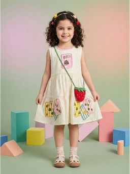 Autumnlane - Joy Dice Cotton Kids Dress