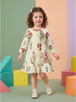 Autumnlane - Joy Flora Cotton Kids Dress