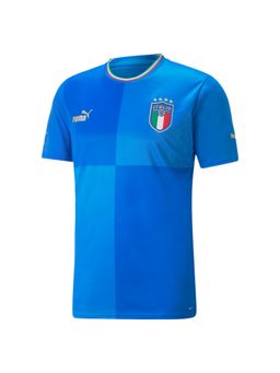 Puma - Figc Home Jersey Replica Men Blue T-shirts