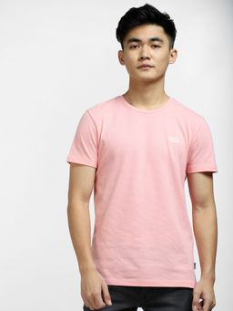 Jack & Jones - Light Pink Crew Neck T-shirt