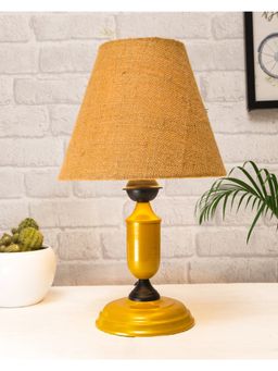 Homesake - Murphy Golden Table Lamp Jute Cone