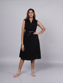 French Theory - Black Tailored Grace Dress