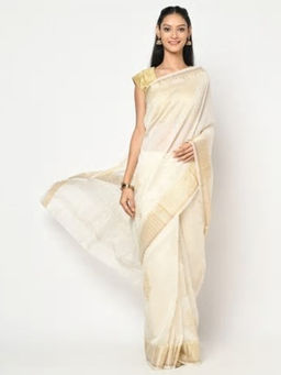 Fabindia - Cotton Silk Banarasi Woven Sari