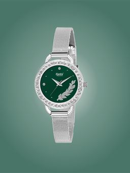 Ajanta Quartz - Green Dial Analog Watch For Women - AWC203KTL/2 (M)