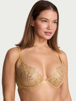 Victoria's Secret - Multi-Color Very Sexy Showgirl Embroidery Unlined Demi Bra