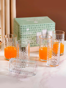 Nestasia - Sparkling Diamonds Highball Glass 490Ml (Pack Of 6)