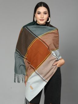 Mafadeny - Winter Wrap Multi Stole Cozy Comfort In Subtle Elegance