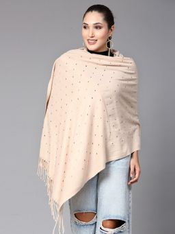 Mafadeny - Winter Wrap Fawn Stole Cozy Comfort In Subtle Elegance