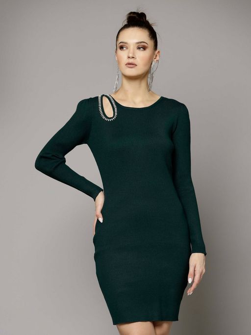 princess polly baby blue dress 2025 Fashion Long Sleeve Zipper Black Mini Dress Women Autumn Winter Sexy Bodycon Dresses for Women Robe Femme
