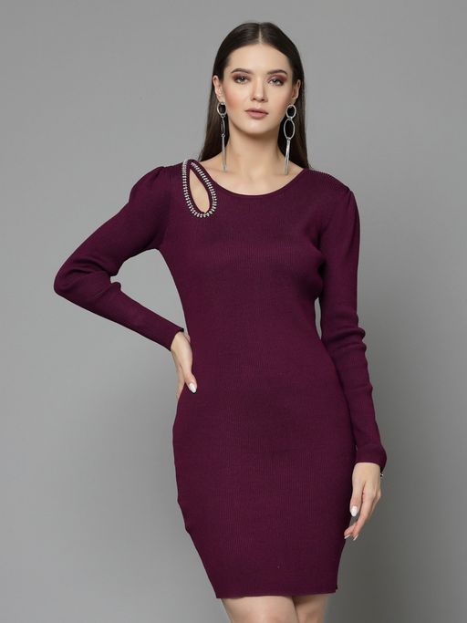 blue dress for baby girl Bodycon dress Winter Inferno – Art Infinitum