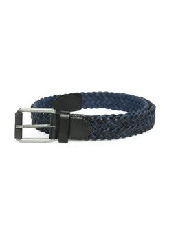 Being Human - Mens Navy Blue Solid Belt