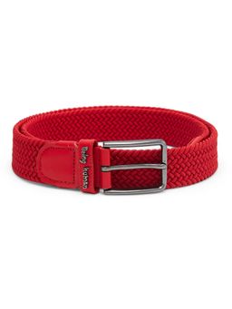Being Human - Mens Red Solid Belt