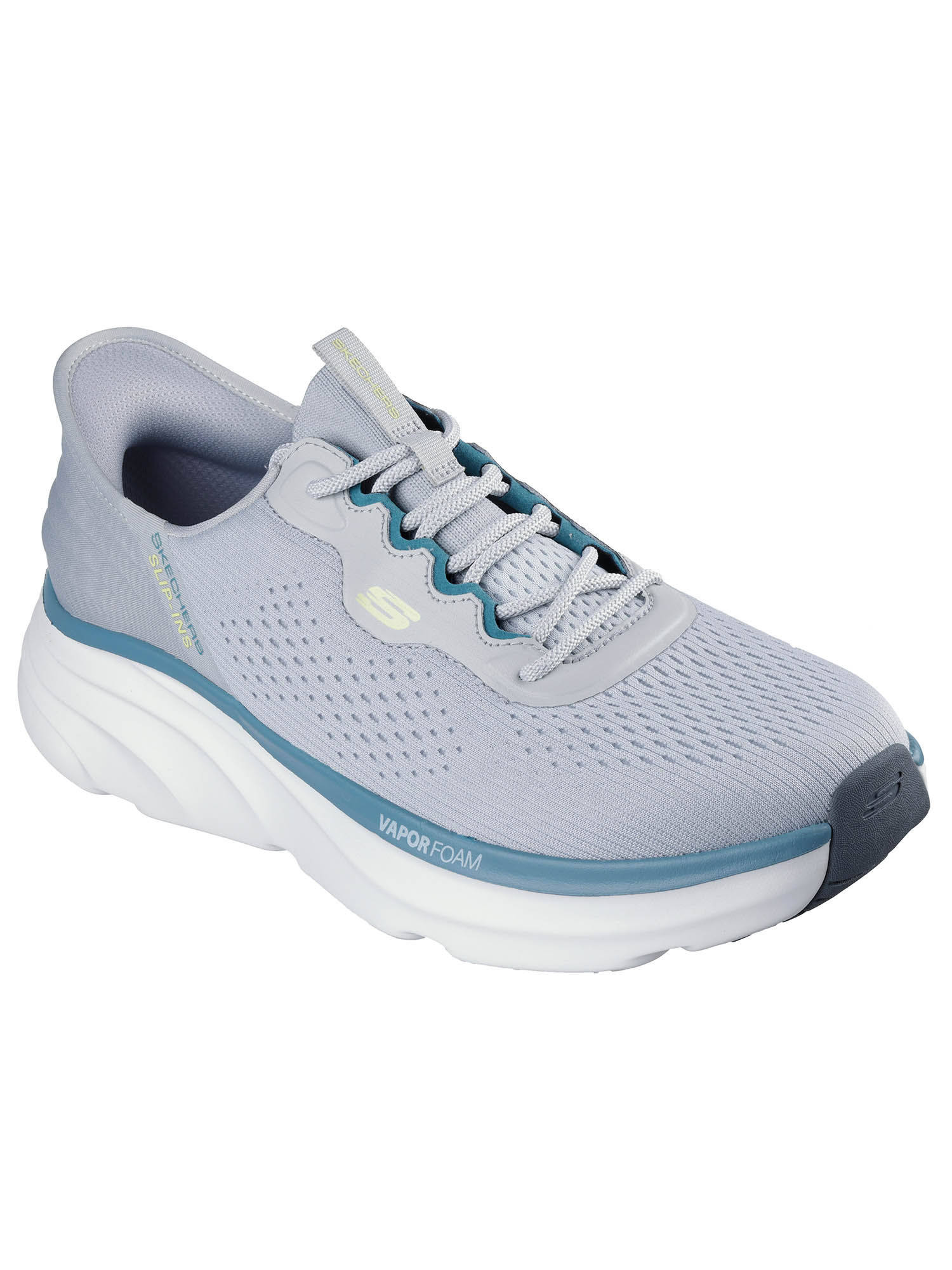 Buy SKECHERS Men D'LUX VAPOR Grey SLIP INS Casual Sneakers Online