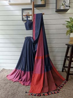 Suta - Women Multi-Colour Cotton Printed Saree