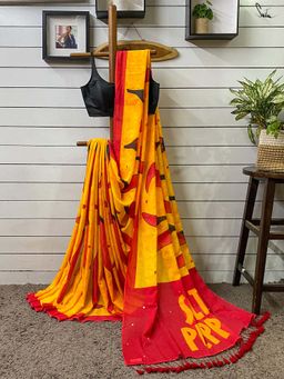 Suta - Women Multi-Colour Cotton Printed Saree
