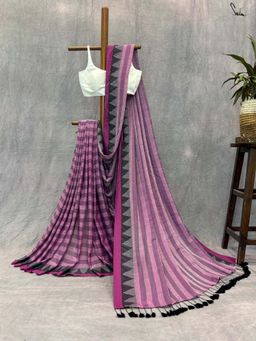 Suta - Women Multi-Colour Cotton Printed Saree