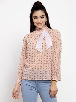 KASSUALLY - Women Pink Printed Top