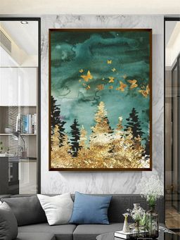 The Art House - Blue Abstract Painting Wall Art