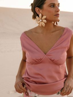 Petal & Pup - Rosewood Ivy Top