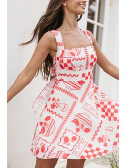 Petal & Pup - Red Print Sloan Mini Dress