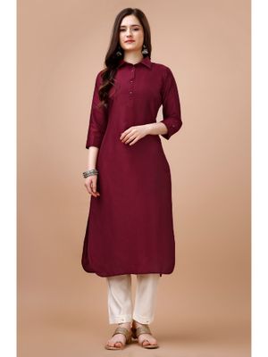 Maroon Chinon Silk Plazo Suit With Blouse & Jacket For Indian & Pakistani Wedding Festival - Dori & Thread Embroidery Work
