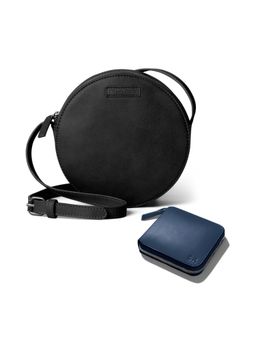 DailyObjects - Womens Sling Bag and Zip Wallet Combo Blue (Set of 2)