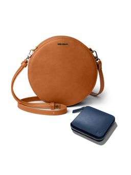 DailyObjects - Womens Sling Bag and Zip Wallet Combo Blue (Set of 2)