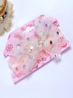 JEWELZ - Light Pink Cute Bow Designer Hair Band for Girls