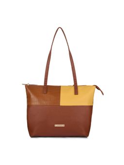 Caprese - Large Brown Casual Tote Handbag