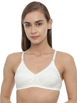 BLOSSOM - Woven Cotton Cut and Sew White Bra