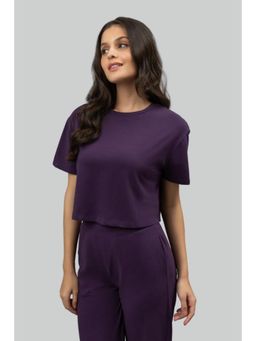 NeceSera - Everyday Plum Crop Top
