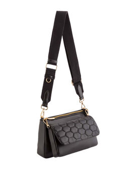 CARPISA - Stylish Flap + Clutch Bag From The Artemisia Black