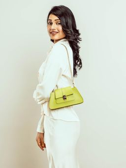 Strokes by Namrata Mehta - Citrus Burst Mini Baguette Bag