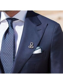The Tie Hub - Silver Stethoscope Metal Lapel Pin