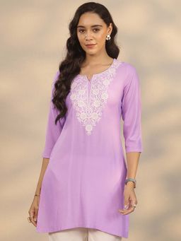 Libas - Lavender Embroidered Kurti