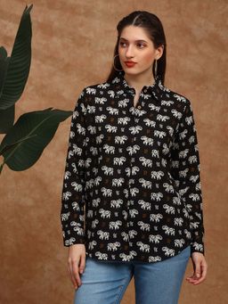 Globus - Black Printed Shirt