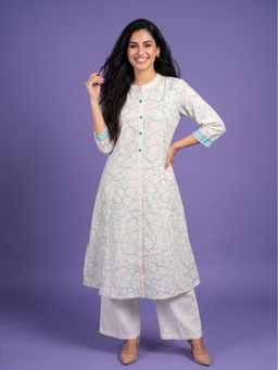SPAN - Women Ivory Ethnic Kurta