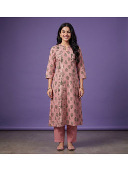 SPAN - Women Pink Ethnic Kurta