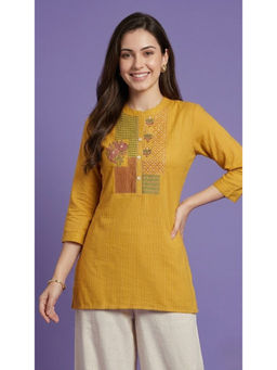SPAN - Women Yellow Kurti
