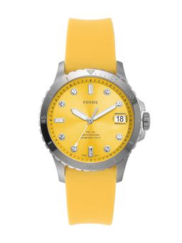 Fossil - Women Yellow Dial Analog Watch - ES5289