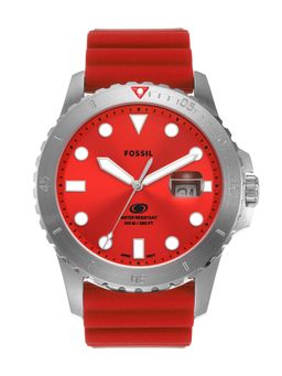 Fossil - Men Red Dial Analog Watch - FS5997