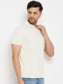 98 Degree North - Off White 98 Degree North Men's Polo T-Shirt